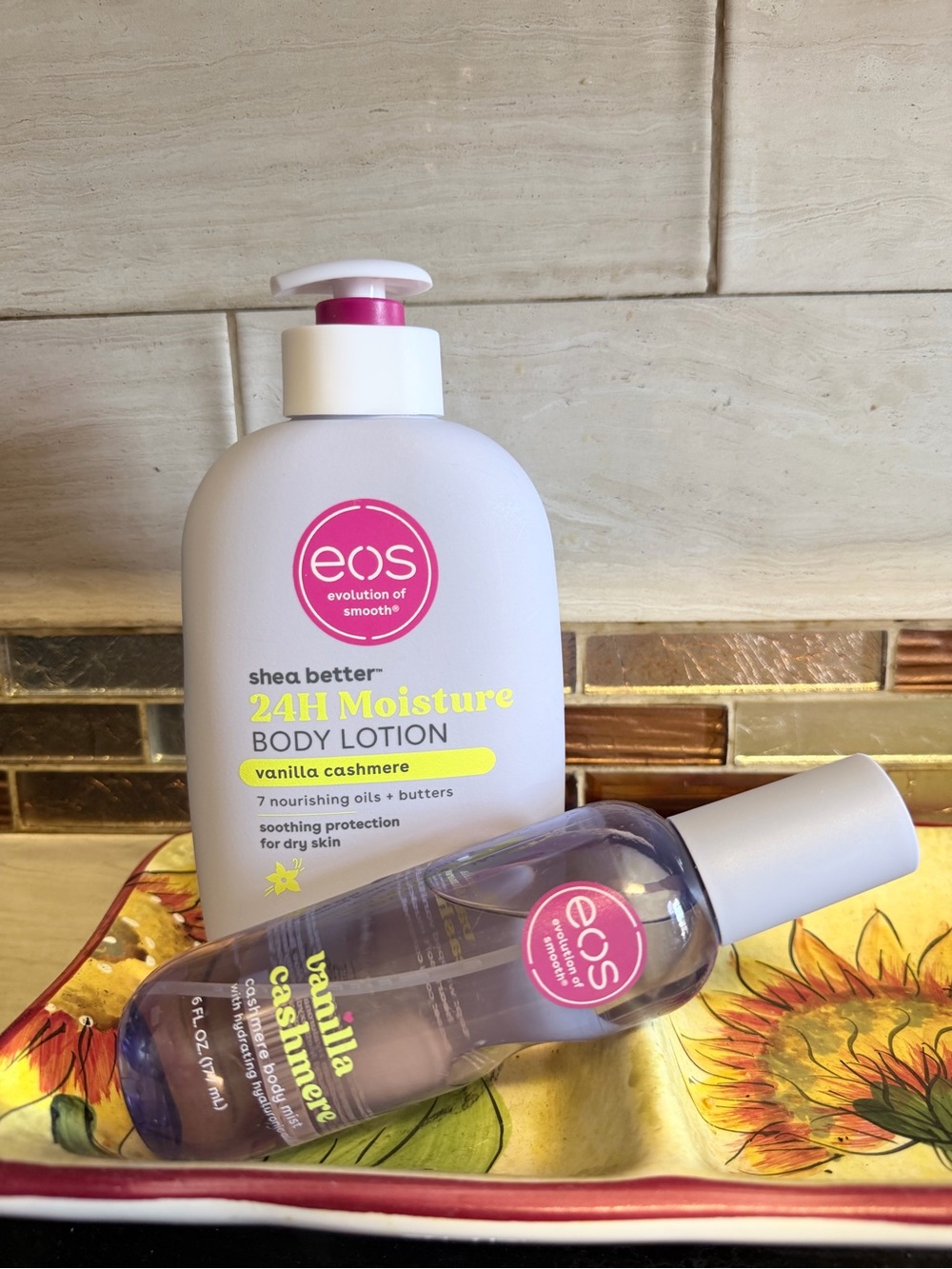 eos Vanilla Cashmere Body Lotion & Mist - Full Size bottle